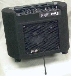 Using the lifter to tilt the amp